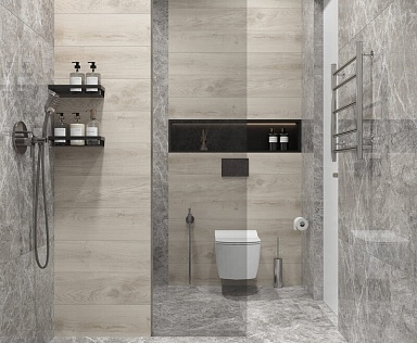 Керамогранит Ceradim Mramor Story Grey Серый Матовый 60х120