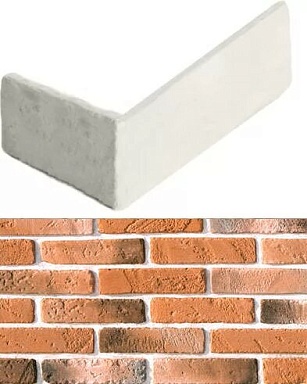 Искусственный камень White Hills 336-55 Йорк брик Design угол 8x17,5x4,7