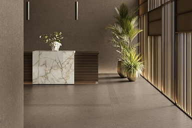 Керамогранит Versace PF60017069 V Stone Frame Beige Nat Rett 8.5mm 60x60