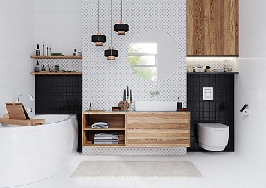 Плитка Gracia Ceramica 010100001131 Симфония белый верх 01 25х40