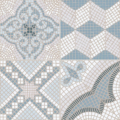 Керамогранит Gayafores Tessela Blue 33,15x33,15