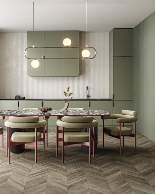 Керамогранит Aparici Chevron Oak Stamp 49,75x99,55
