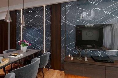 Керамогранит Absolut Gres AB 1070G Black Marquina gloss 1200x600