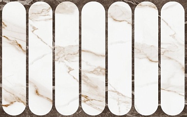 Плитка Gracia Ceramica 010100001556 Капелла белый низ 03 25x40
