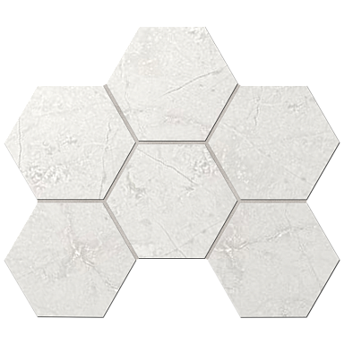 Ametis by Estima Мозаика MA01 Marmulla Hexagon неполированная 25x28.5