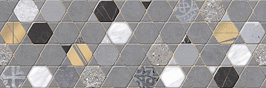 Декор Gravita Cemento Ash Crystal Dec 30x90x1,05