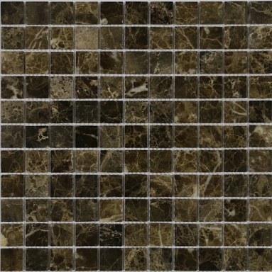 Мозаика Caramelle Mosaic Emperador Dark POL 4.8x4.8x7 30.5x30.5