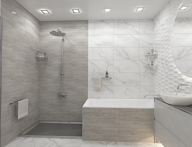 Плитка Керлайф Calacatta Natura 1 33 31.5x63