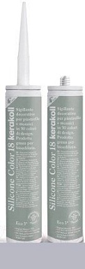 Смеси и затирки Kerakoll Silicone Color Fugabella Color герметик 49 310мл