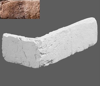 Искусственный камень Leonardo Stone Угловой элемент Мадрид 333 24,5/11x8x1,9