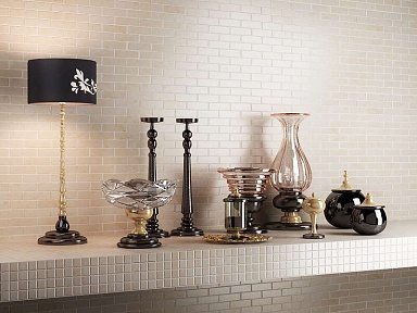 Мозаика Caramelle Mosaic Nuvola rosato Pol 23x73x7 29.8x29.8