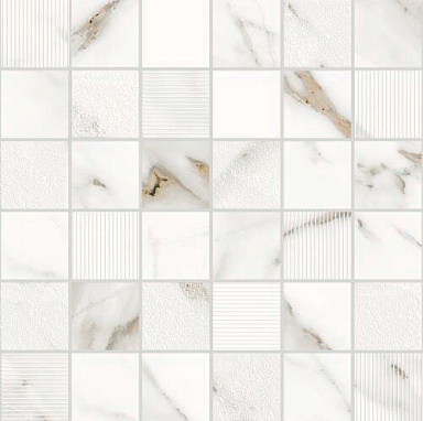 Декор Eletto Ceramica 588143004 Calacatta Grey Mosaic 30x30