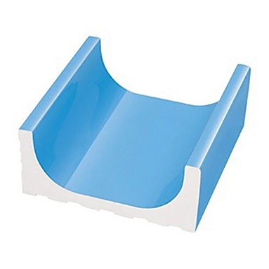 Декоративная вставка Serapool K201 Внутренний переливной водоотводный канал Light Blue 24x24,5
