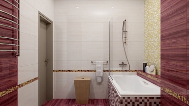 Laparet Бордюр Ампир бордовый 5х50