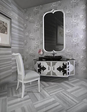 Плитка Kerlife (Navarti) Rev. MARMARA-R GRIS 25x75