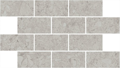 Kerama Marazzi DD605820/MM Декор Чеппо ди Гре мозаичный серый светлый матовый обрезной 34,6x20x0,9