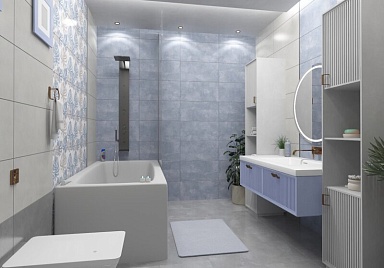 Плитка Керлайф Roma Blu 31.5x63