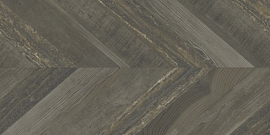 Керамогранит Aparici Chevron Walnut Stamp 49,75x99,55