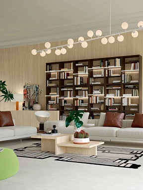 Керамогранит Laminam LAMF012138_IT Hado Travertino Bianco Bocciardato 20+ 1620x3240