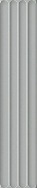 Плитка DNA Tiles Plinto In Grey Matt 10.7x54.2