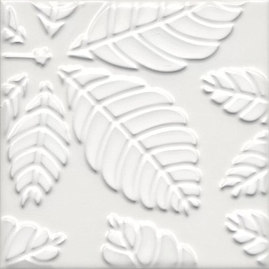 Kerama Marazzi KMD2SFB001BN Декор Агдаль 1 белый матовый структура 15x15x0,9