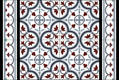 Плитка Ribesalbes PT02466 PASION BLANCO 20x20