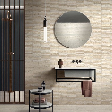 Керамогранит Ariana Ceramica 0010817 Dorica Greige Antique 3D Rett 60x120