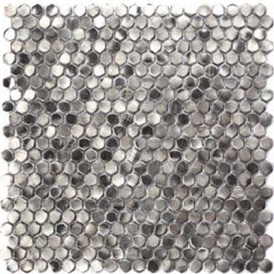 Декор Moreroom Stone S027 Stamping Aluminum Silver 30,3x30,3x0,6