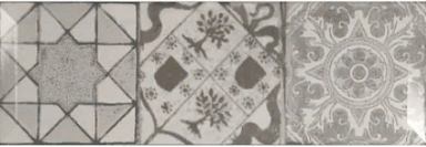 Декор Monopole Antique gris brillo bisel 10x30