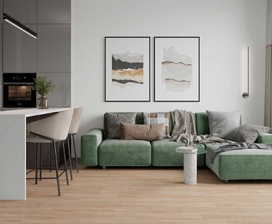 Керамогранит Laparet Verona серый 14,7x59,4