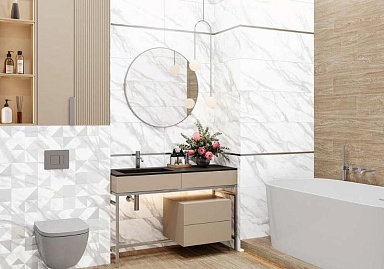 Плитка Alma Ceramica TWU93IBR07R Iceberg 30x90