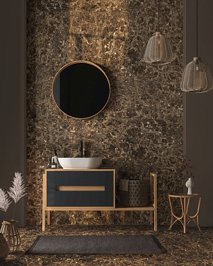 Керамогранит Global Tile GT60600604MR Imperador Коричневый 60x60