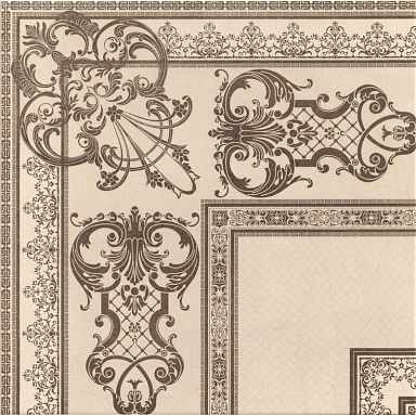 Декор Goetan Ceramica 10154 Decor VERONA Corner BR 45х45