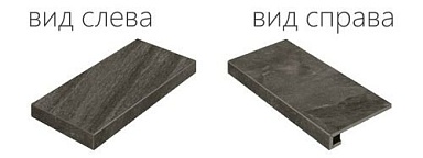 Ступень Italon 620070000746 Climb Graphite Scalino Angolare Sinistro 33x60