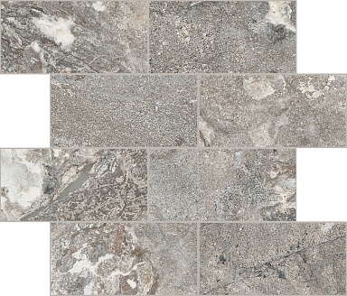 Декор Casa Dolce Casa 767713 Onyx&More Silver Porphyry STR Modulo Muretto 6mm 7,5x15 30x30