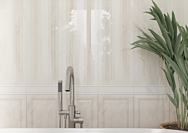 Бордюр Gracia Ceramica Ceramic white 02 6х25