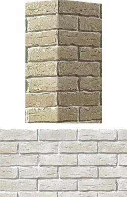 Искусственный камень White Hills 375-05 Сити брик угол 10x22x7