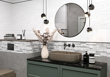 Alma Ceramica BWM51MET707 бордюр Metallic Glossy Silver 12*500*9