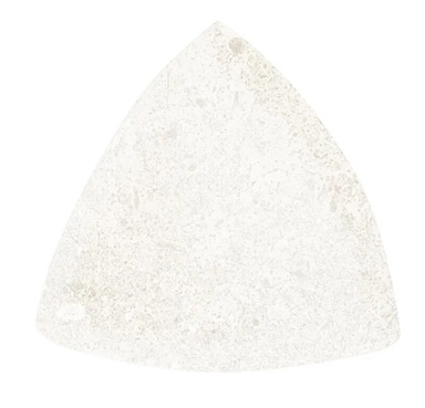 Kerastep Плинтус радиальный внутренний угол Stone 531 White R9 77х77х10