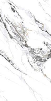 Керамогранит Creanza BS1003-A Lucido White Baby Satin Carving 60x120