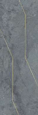 Kerama Marazzi OS/D214/13117TR Декор Эвора синий светлый глянцевый обрезной 30x89,5x0,9