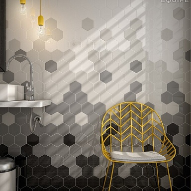 Hexagon Scale Wall Equipe