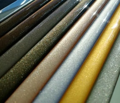 Бордюр Global Tile 5011280МТ Steel золотой матовый 80*1,2