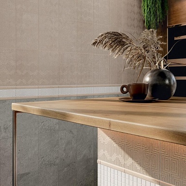 Подступенник Kerama Marazzi SG935500N/2 Подступенок Матрикс беж светлый 30*14.5