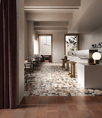 Керамогранит CIR 1086528 Italica Modulare 39 Terra Dolce (комплект 2шт 20x20, 1шт 20x40, 2шт 40x40, 1шт 40x60,8)