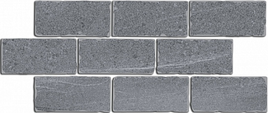 Бордюр Kerama Marazzi BR023 Роверелла серый мозаичный 34.5x14.7