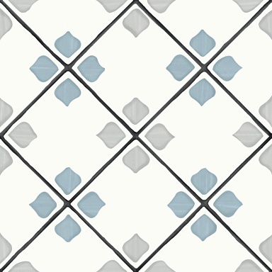 Керамогранит Harmony 31083 Tanger Silver Rhomb 12.3x12.3