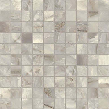 Мозаика Casa Dolce Casa 767665 Onyx&More Silver Onyx Satin Mosaico 3x3 30x30