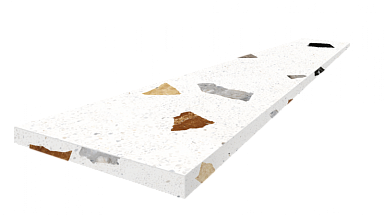 Ступень Coliseumgres 620070002373 Palladio White Scalino Ang.Sx 33x120