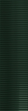Плитка Tubadzin Groove Green 1 Gloss STR 29.8x7.8x1